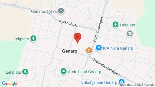 Lägenheter att hyra i Lund - kort over placeringen