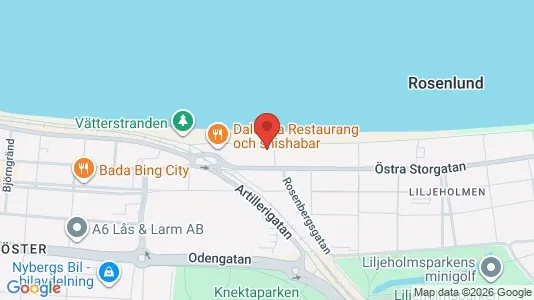 Lägenheter att hyra i Jönköping - kort over placeringen