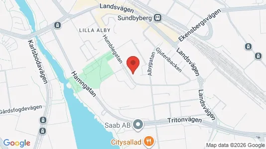 Lägenheter att hyra i Sundbyberg - kort over placeringen