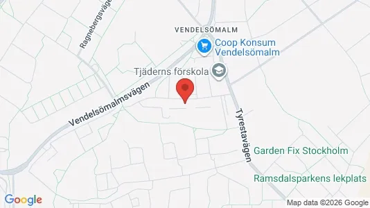 Lägenheter att hyra i Haninge - kort over placeringen