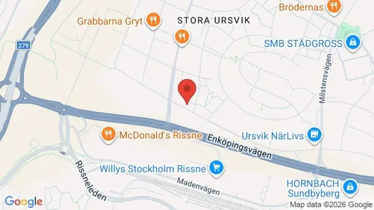 Lägenheter att hyra i Sundbyberg - kort over placeringen