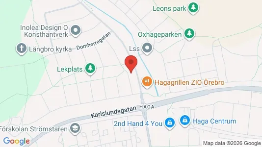 Lägenheter att hyra i Örebro - kort over placeringen