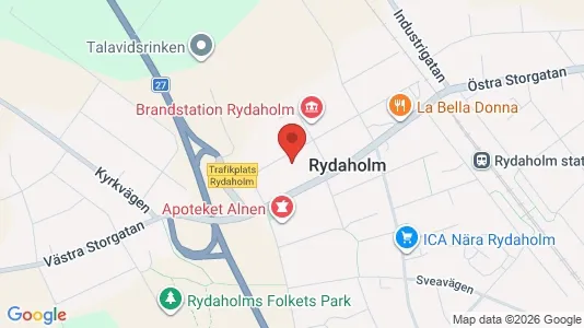 Lägenheter att hyra i Alvesta - kort over placeringen