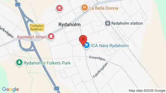 Lägenheter att hyra i Värnamo - kort over placeringen