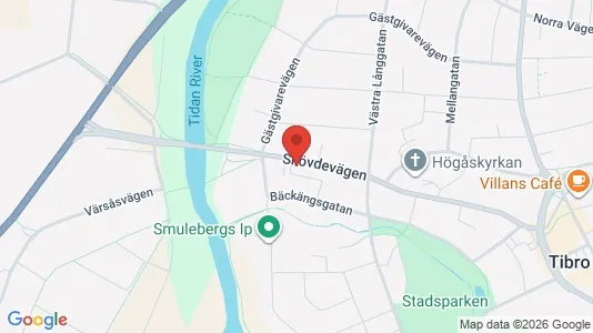 Lägenheter att hyra i Tibro - kort over placeringen