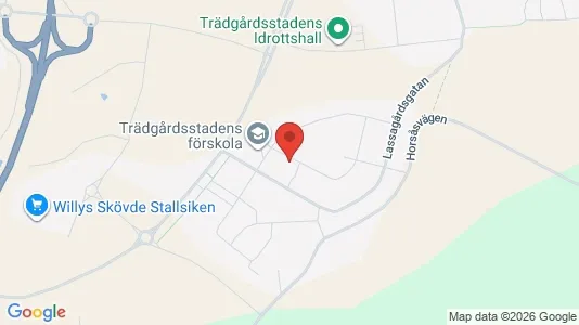Lägenheter att hyra i Skövde - kort over placeringen