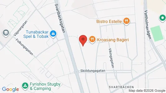 Lägenheter att hyra i Uppsala - kort over placeringen