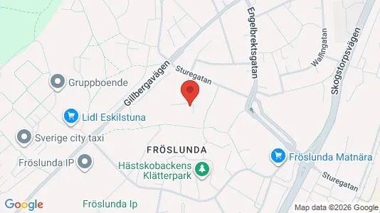 Lägenheter att hyra i Eskilstuna - kort over placeringen