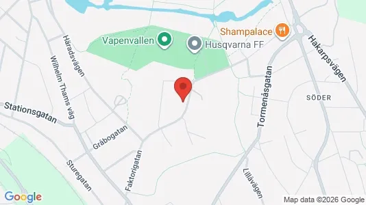 Lägenheter att hyra i Jönköping - kort over placeringen