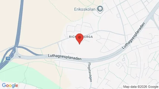 Lägenheter att hyra i Uppsala - kort over placeringen