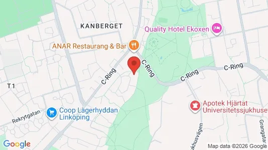 Lägenheter att hyra i Linköping - kort over placeringen