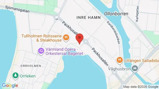 Lägenheter att hyra i Karlstad - kort over placeringen