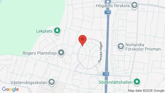 Bostadsrätter till salu i Trelleborg - kort over placeringen