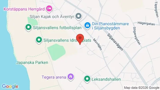 Bostadsrätter till salu i Leksand - kort over placeringen