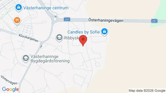 Lägenheter till salu i Haninge - kort over placeringen
