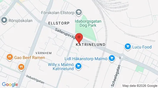 Lägenheter till salu i Malmö Centrum - kort over placeringen