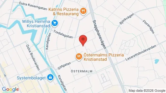 Lägenheter till salu i Östermalm - kort over placeringen