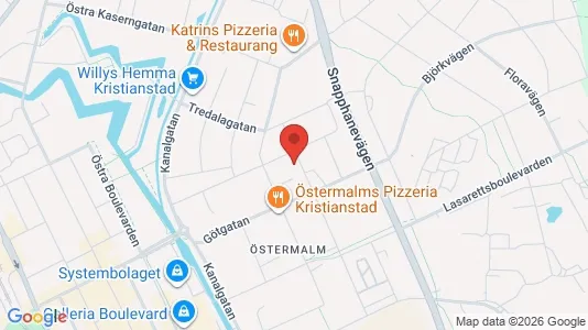 Lägenheter till salu i Östermalm - kort over placeringen