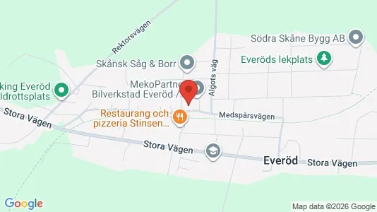 Lägenheter till salu i Kristianstad - kort over placeringen