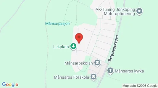 Lägenheter att hyra i Jönköping - kort over placeringen