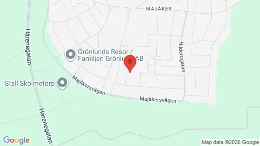 Lägenheter till salu i Lidköping - kort over placeringen