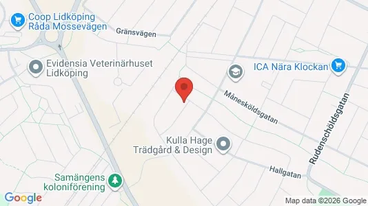 Lägenheter till salu i Lidköping - kort over placeringen