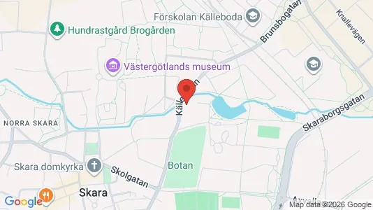 Lägenheter till salu i Skara - kort over placeringen