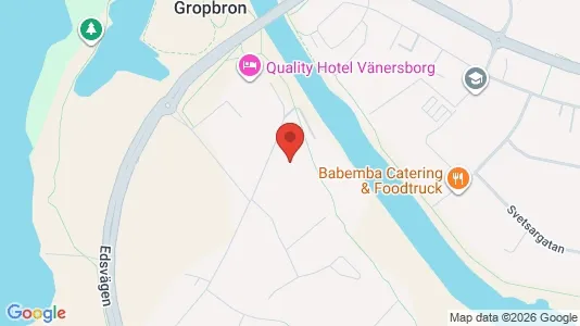 Lägenheter att hyra i Vänersborg - kort over placeringen