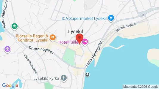 Lägenheter att hyra i Lysekil - kort over placeringen