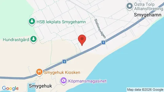 Lägenheter att hyra i Trelleborg - kort over placeringen
