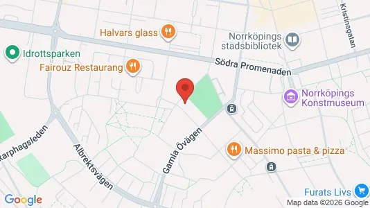 Lägenheter att hyra i Norrköping - kort over placeringen