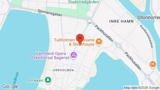 Lägenheter att hyra i Karlstad - kort over placeringen