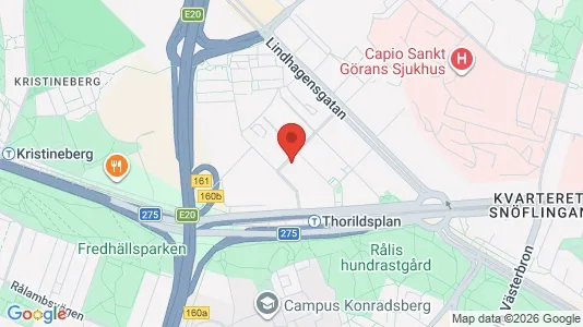 Bostadsrätter till salu i Vallentuna - kort over placeringen