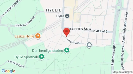 Lägenheter att hyra i Hyllie - kort over placeringen