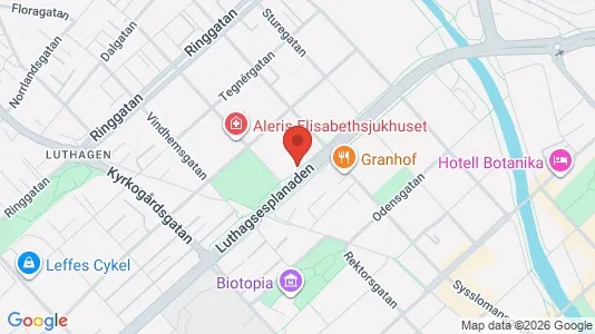 Lägenheter till salu i Uppsala - kort over placeringen