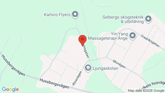 Lägenheter att hyra i Ånge - kort over placeringen