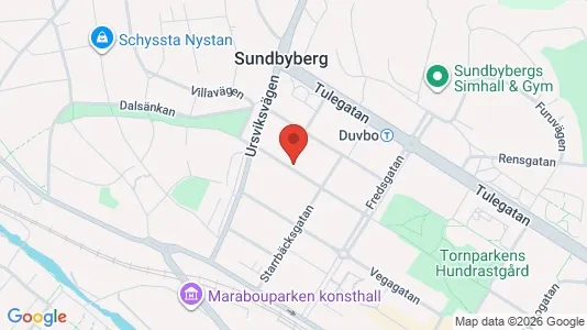 Lägenheter att hyra i Sundbyberg - kort over placeringen