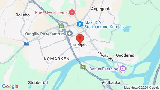 Lägenheter till salu i Kungälv - kort over placeringen