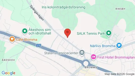 Lägenheter till salu i Västerort - kort over placeringen