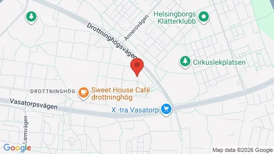 Lägenheter att hyra i Helsingborg - kort over placeringen