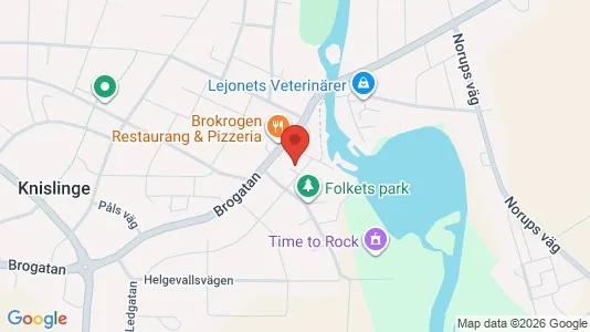 Lägenheter att hyra i Östra Göinge - kort over placeringen