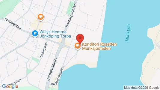 Lägenheter att hyra i Jönköping - kort over placeringen