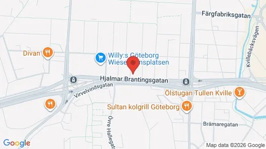 Lägenheter att hyra i Lundby - kort over placeringen