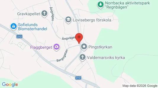 Lägenheter att hyra i Valdemarsvik - kort over placeringen
