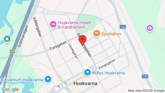 Lägenheter att hyra i Jönköping - kort over placeringen