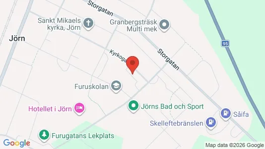 Lägenheter att hyra i Skellefteå - kort over placeringen
