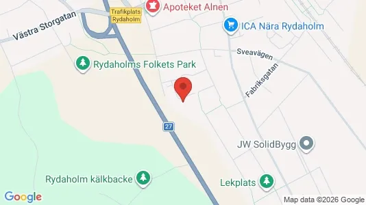 Lägenheter att hyra i Värnamo - kort over placeringen