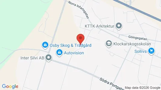 Lägenheter att hyra i Osby - kort over placeringen