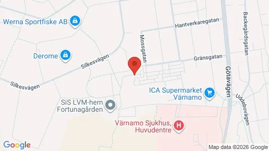 Lägenheter att hyra i Värnamo - Bild från Google Street View